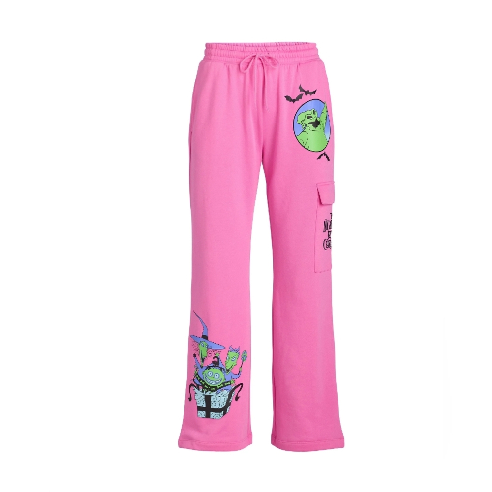 Disney Nightmare Before Christmas Graphic Sweatpants: PINK: NEW WITH TAGS: XS